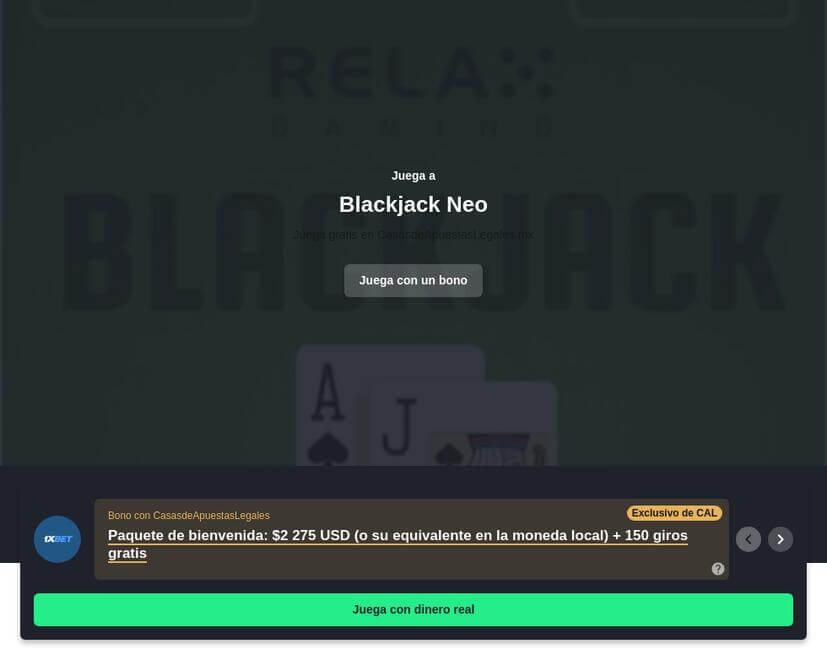 Cómo jugar al blackjack en el casino online desde México