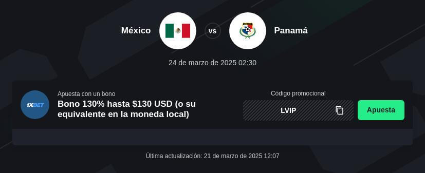 Pronóstico Final CONCACAF Liga de Naciones 2025