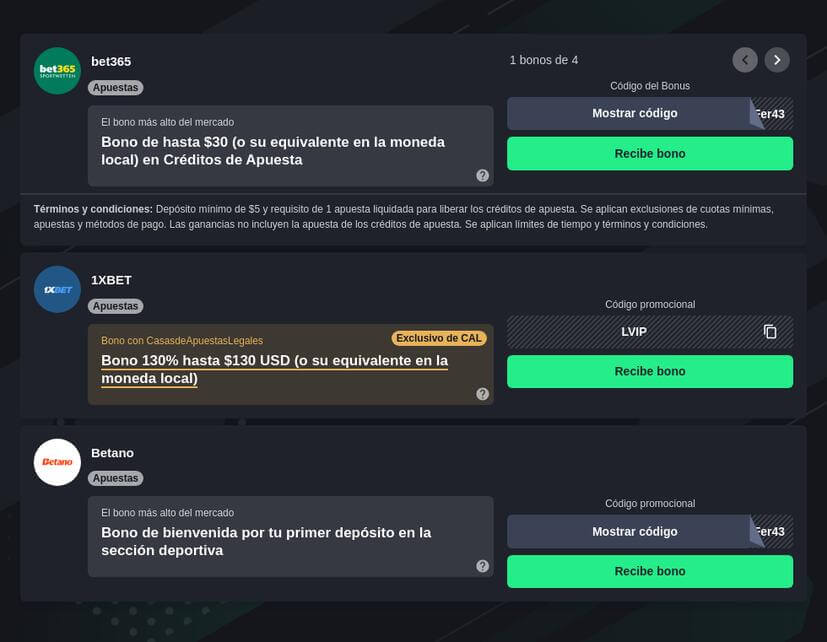 Mejores casas de apuestas que aceptan Mercado Pago 2025