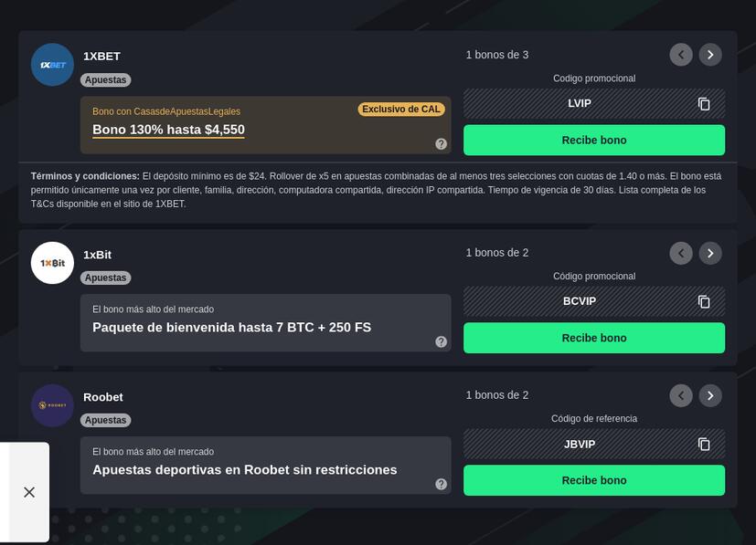 Casinos y casas de apuestas con CoDi en México 2026