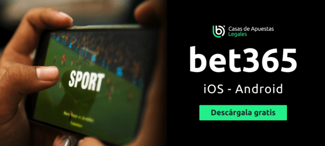 aplicación iOS y Android de bet365 