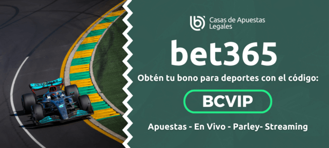 Codigo bonus para apostar Formula 1