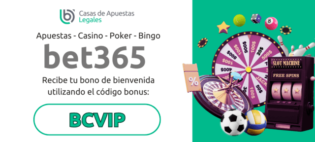 Bet365 licencia en México bono de bienvenida deportes