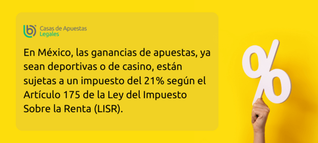 si gano dinero en el casino o apuestas pago impuestos méxico