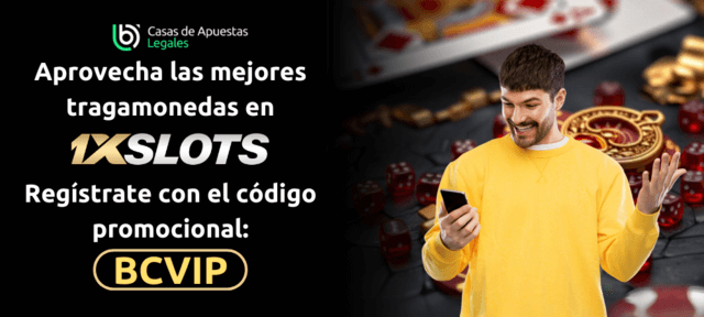 1xslots código promocional registro
