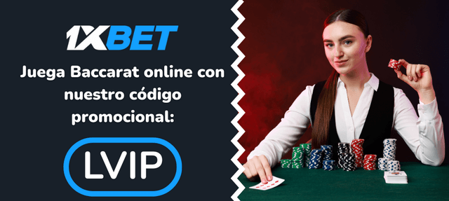baccarat jugar codigo 1xbet