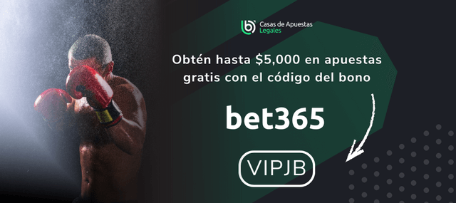 como apostar en deportes de combate con el bono bet365