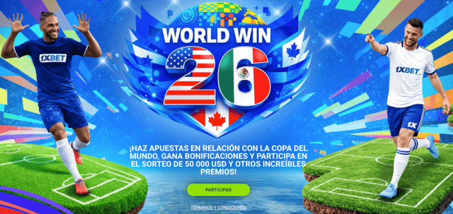 apuestas Mundial 1XBET código bono