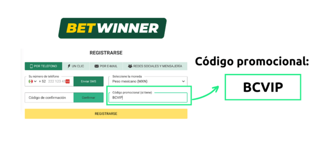 Betwinner código promocional