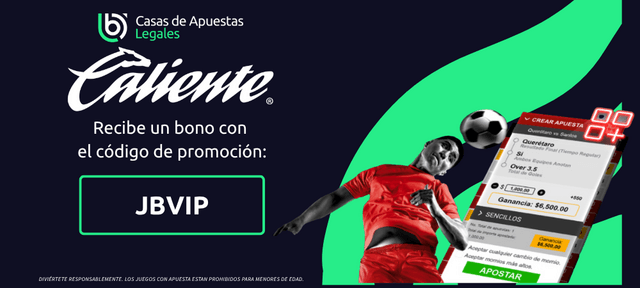 Caliente código promocional registro